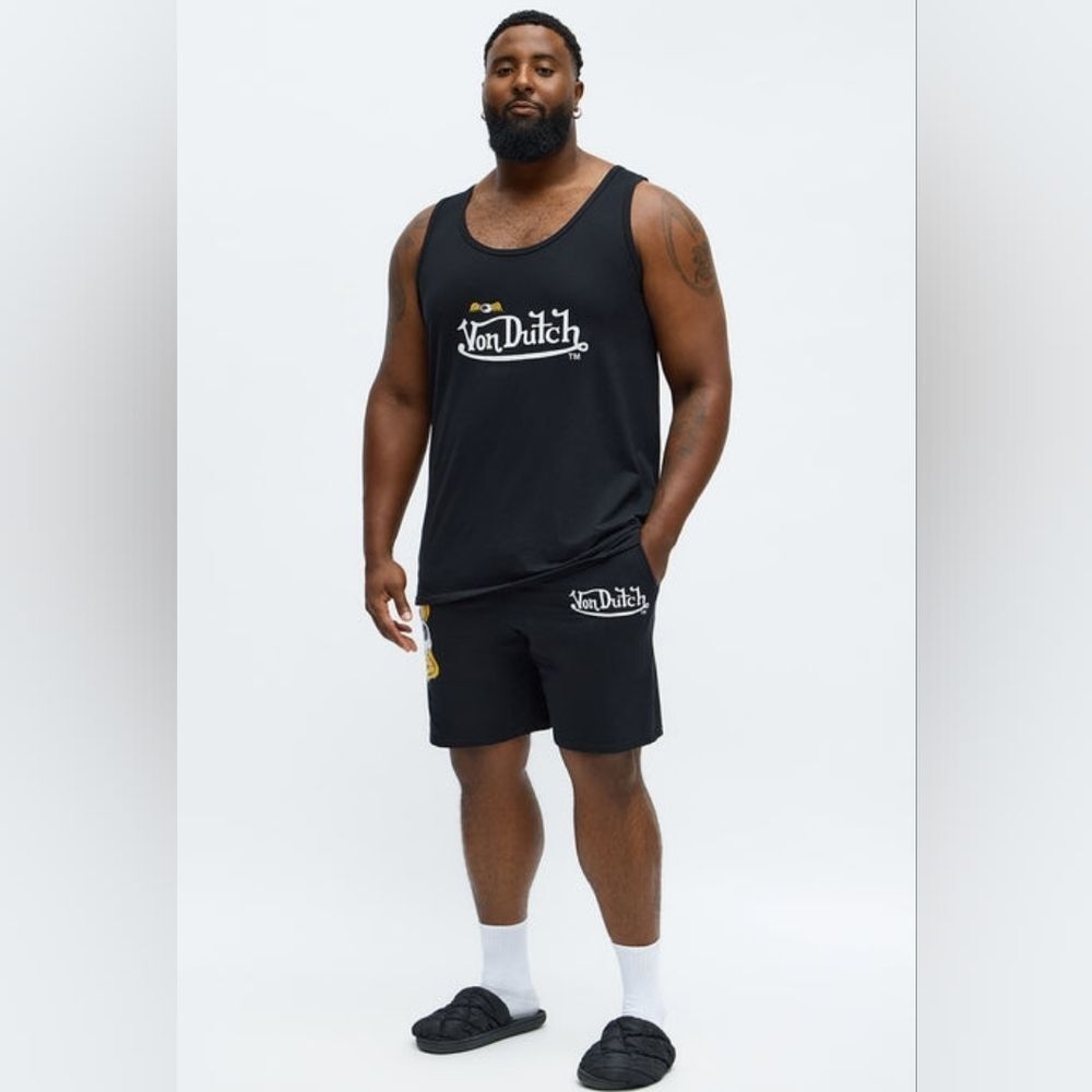 Von Dutch Logo Lounge Set - Black